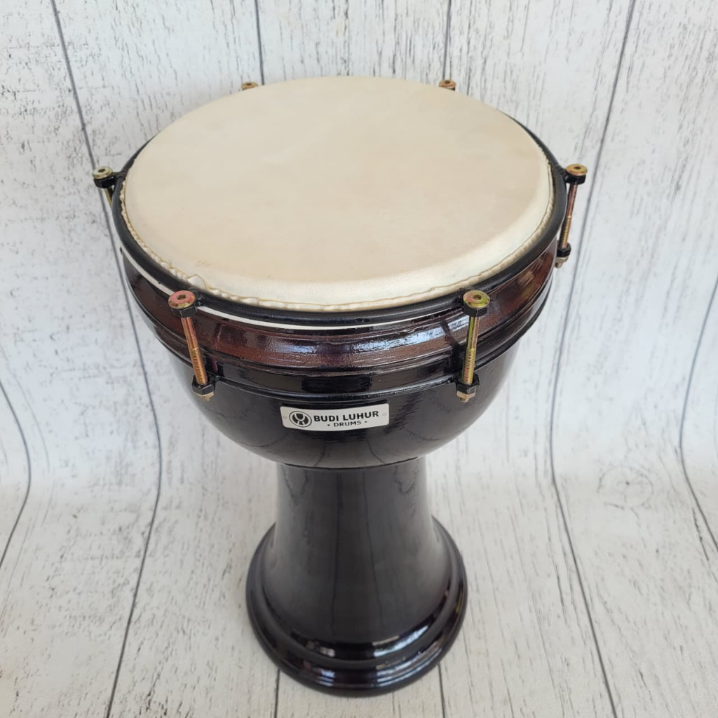 Bas Dumbuk 10 Inch Tinggi 50cm Bass Marawis Calti Hadroh Banjari Bahan Kayu Kulit Premium