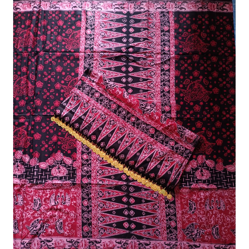 batik Jambi ori ronce koin emas