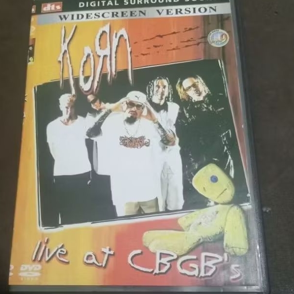 DVD-9 ORIGINAL MUSIC KORN - LIVE AT CBGB