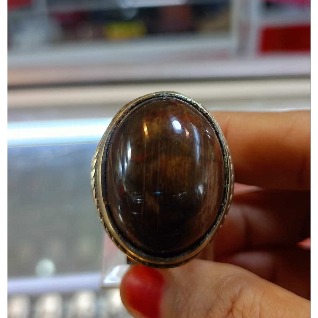 Cincin fosil kelor(Natural)