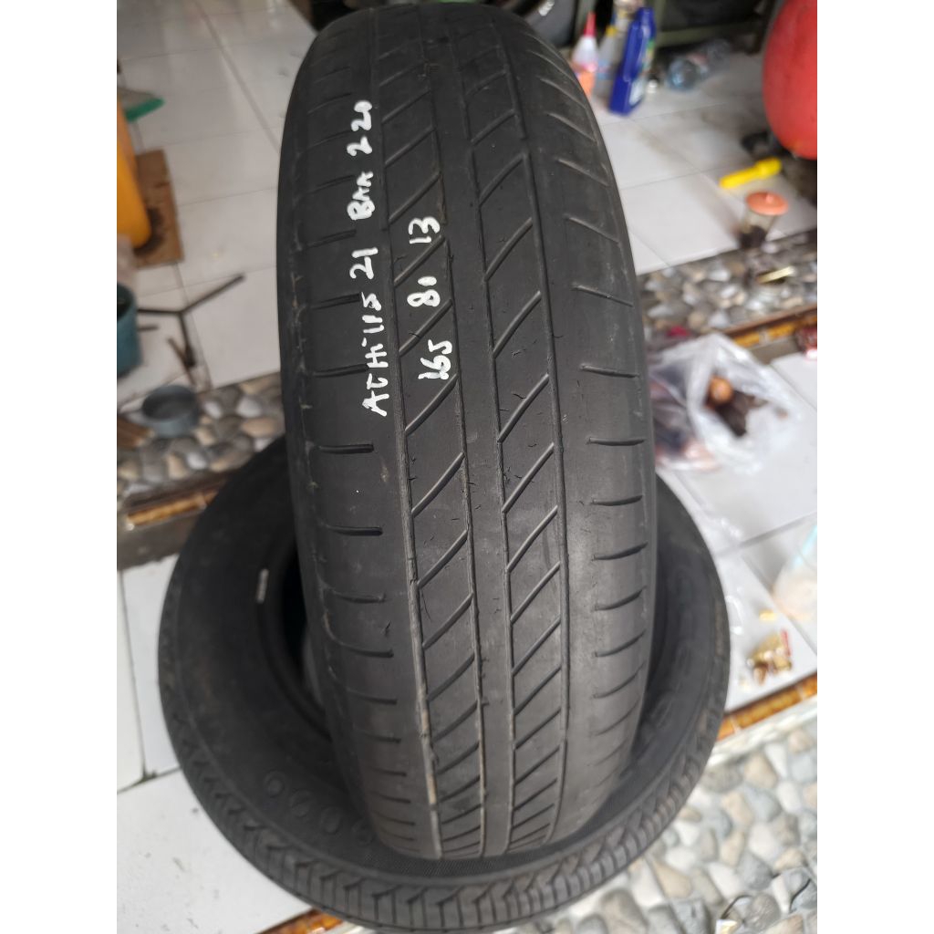 Ban bekas garitan Achilles 122 165/80R13 tambalan 1 tahun pembuatan 2021 BAA