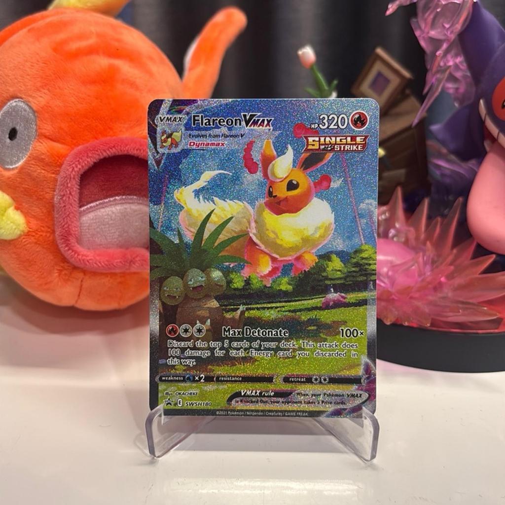 Flareon Vmax SWSH180 Black Star Promo English Pokemon Card TCG