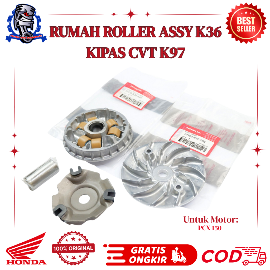 Rumah Roller Honda PCX 150 - rumah roller pcx k97 - kipas pcx K36