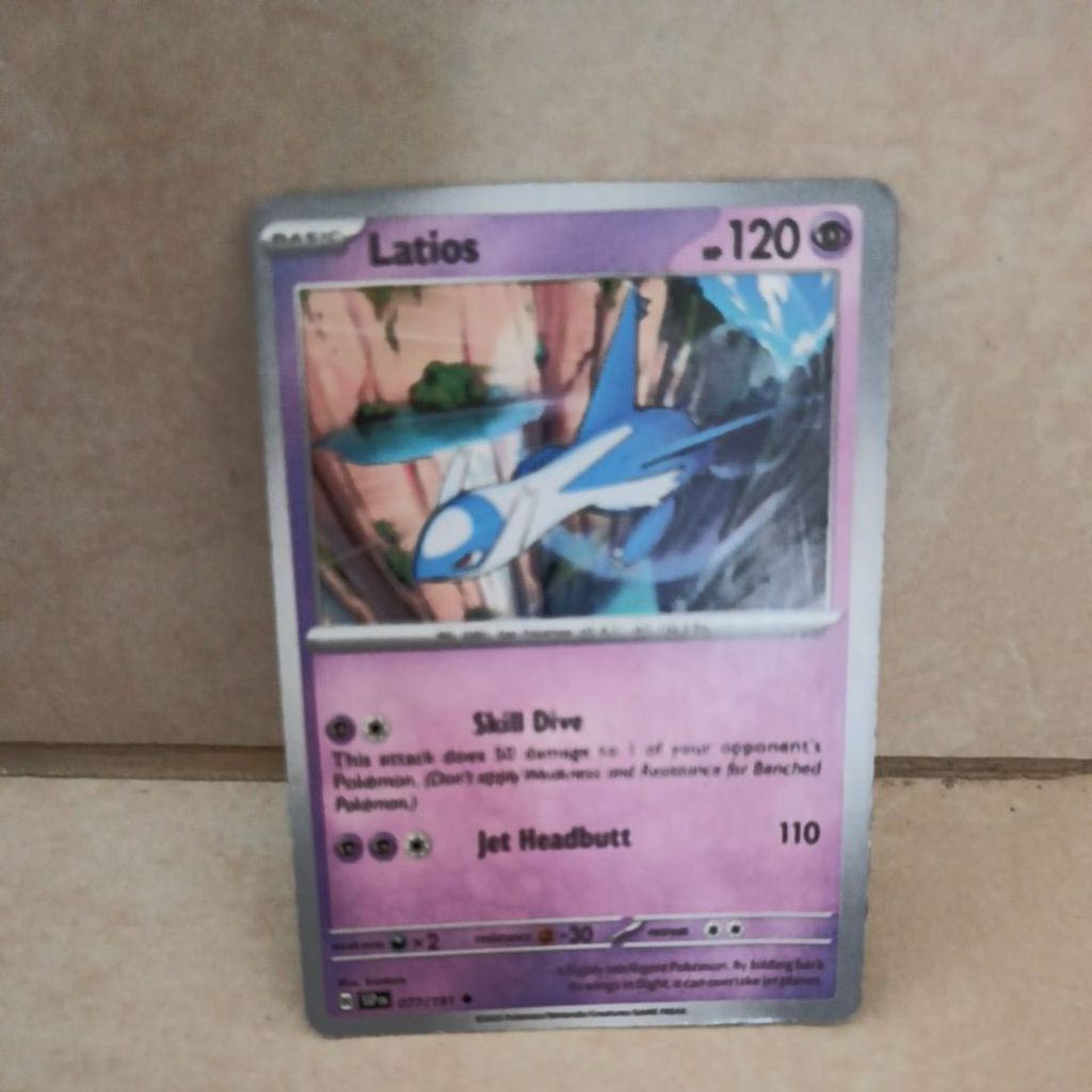 kartu pokemon latios original