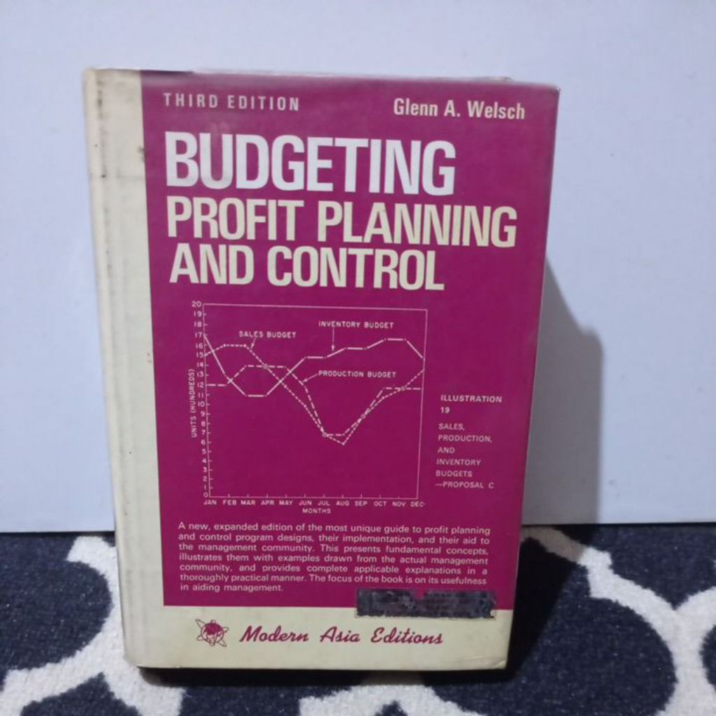 BUKU BUDGETING PROFIT PLANNING AND CONTROL. THIRD EDITION      GLENN A. WELSCH