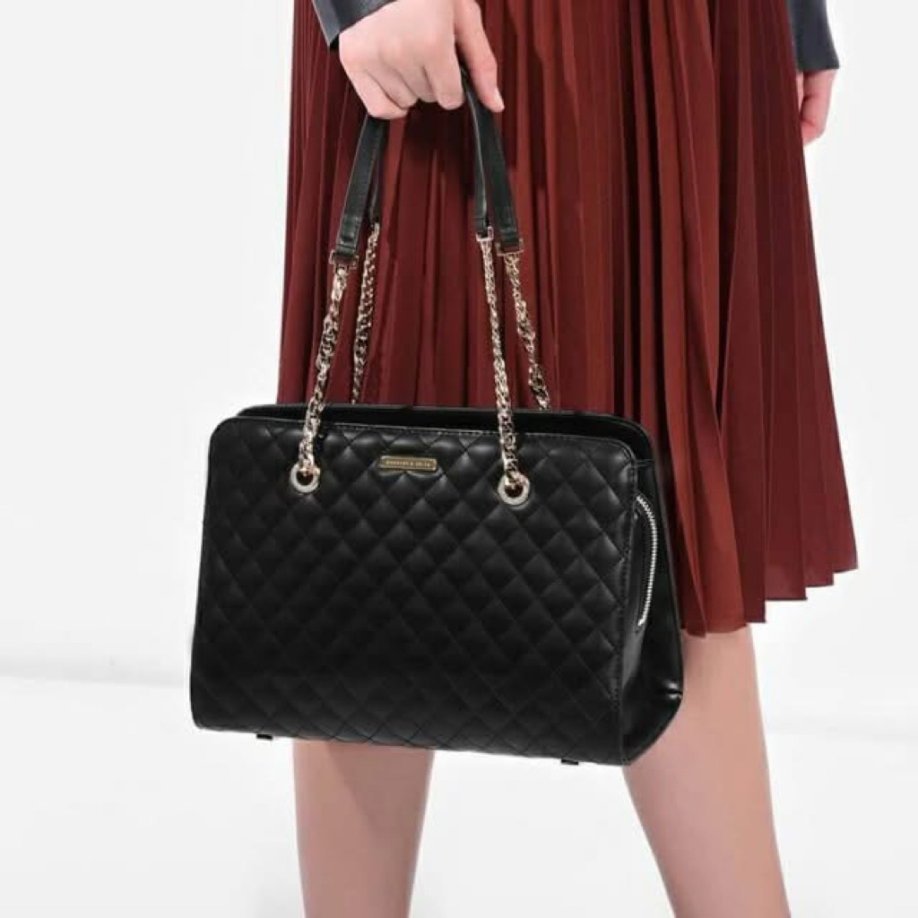 Preloved - Charles & Keith Original Quilted Shoulder Bag