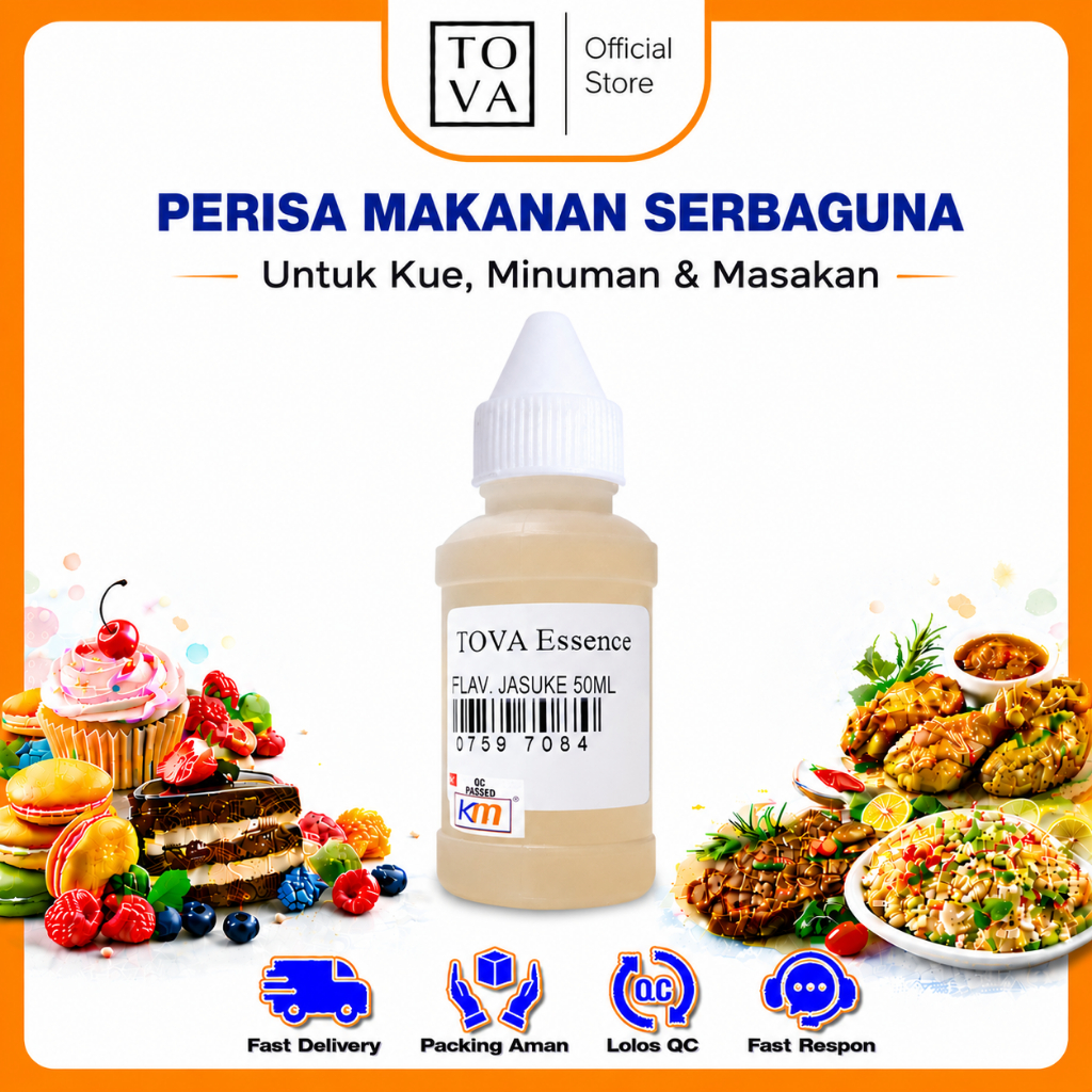 Perisa Makanan JASUKE Food Grade /Untuk Kue, Minuman & Masakan / 50ml