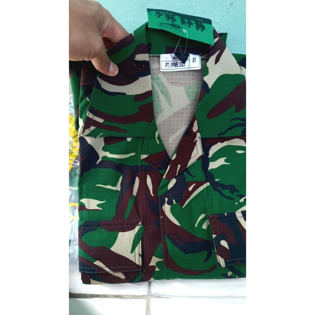 Setelan Baju PDL TNI JATAH SRITEX, PANCA 2024 DAN PRODUKSI