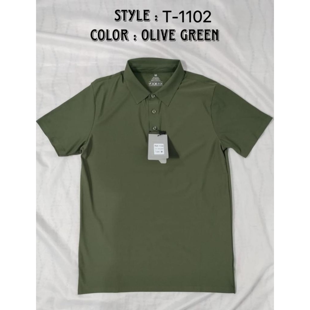 kaos kerah polos dry fit seamles
