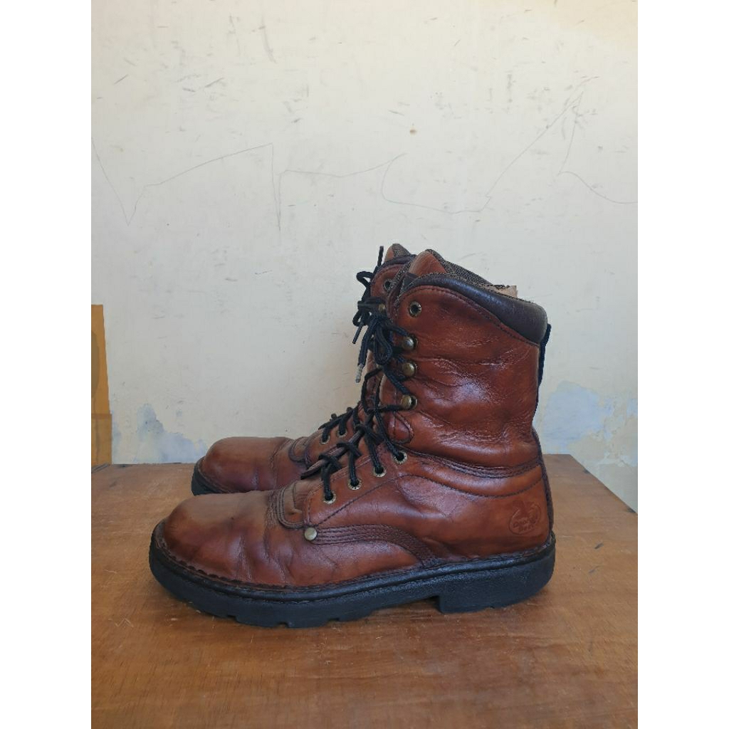 Sepatu Georgia Boots Brown Vintage Comfort Core Size 42