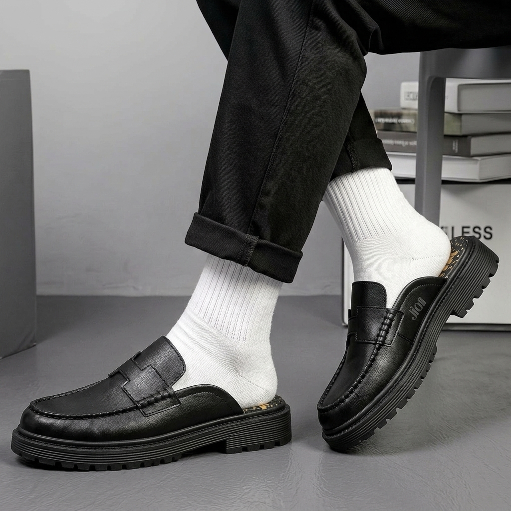 JOW - Sepatu Sandal Pria Slop Docmart