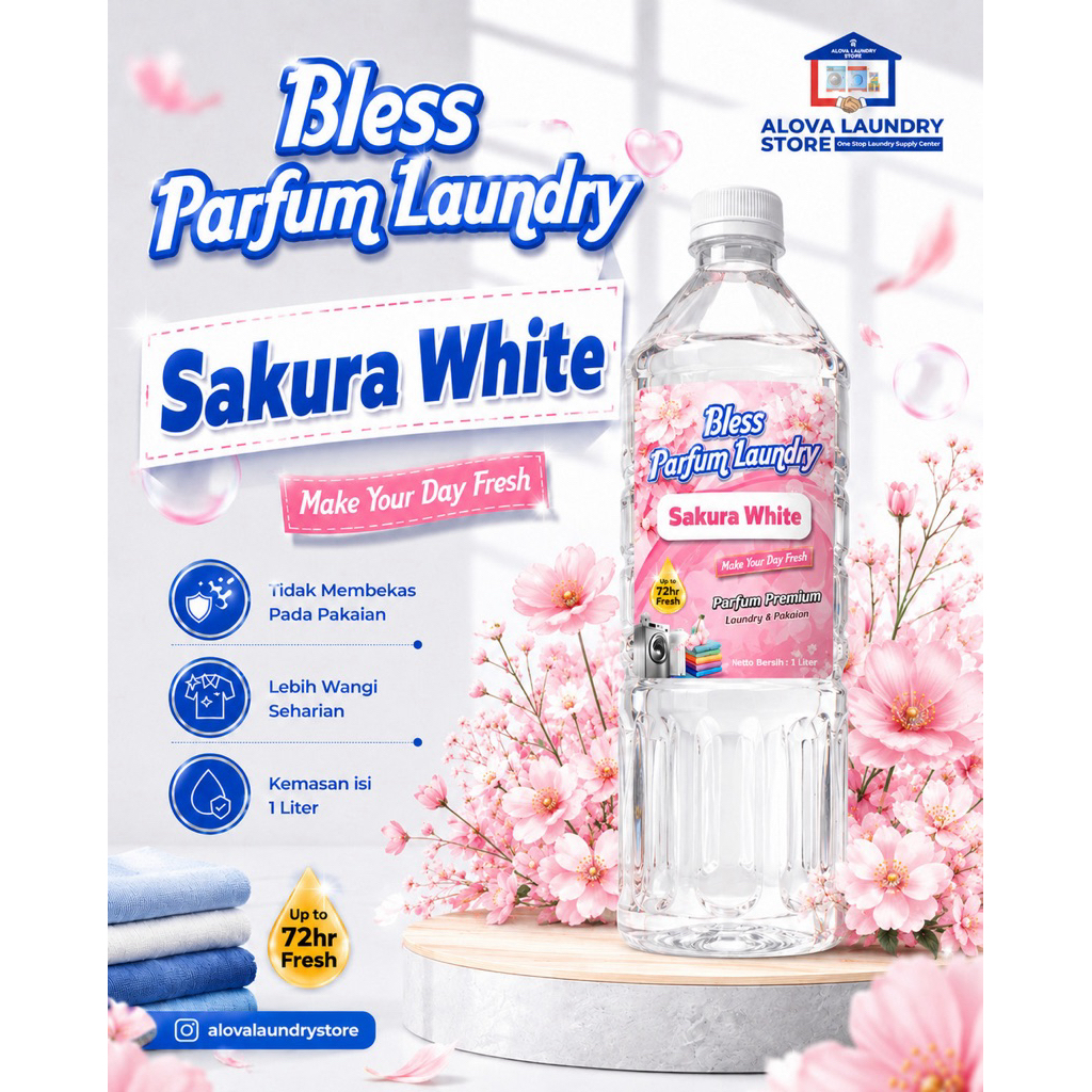 Parfum Laundry Sakura White - 1 Liter