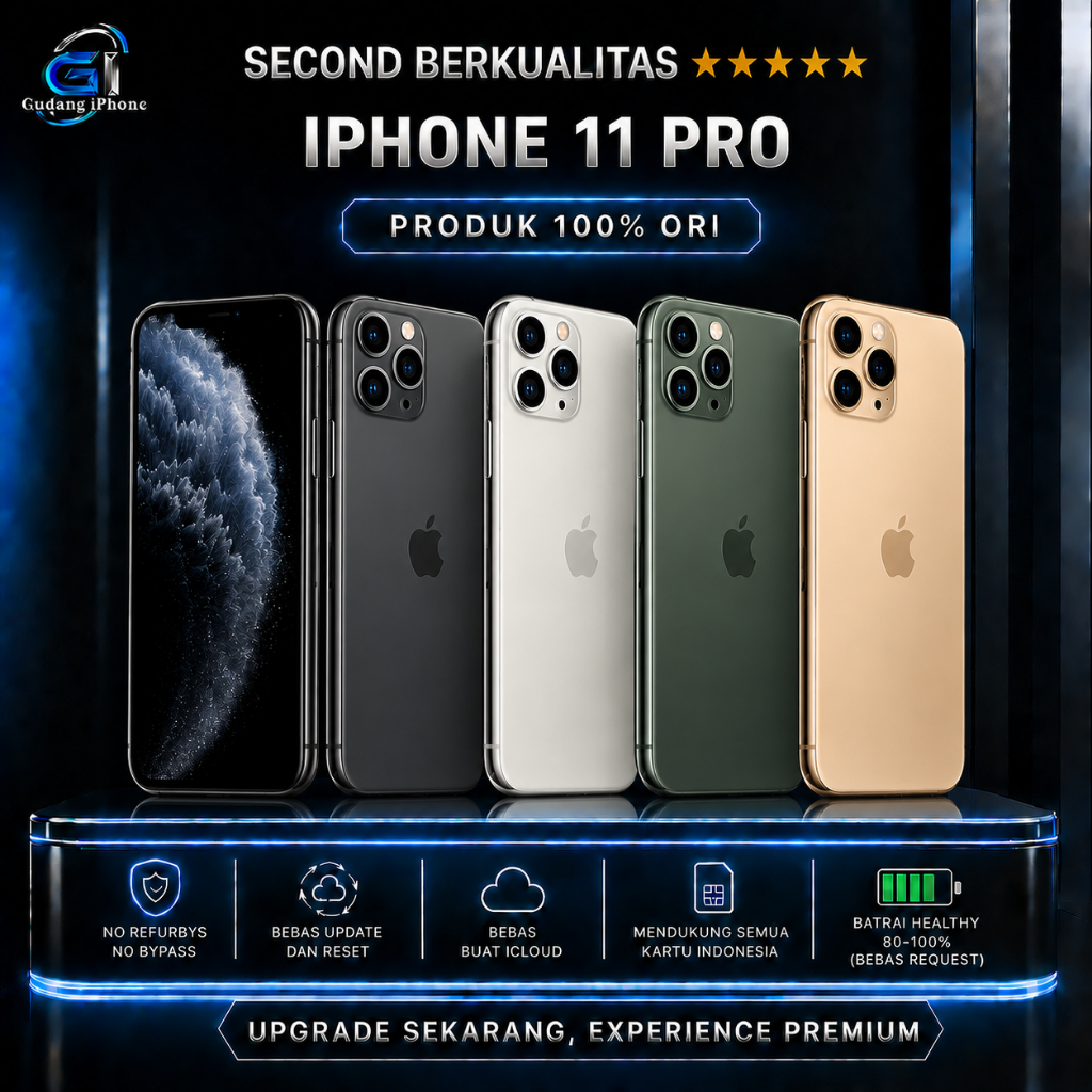 iPhone 11 PRO 64GB 256GB Seken Bekas Second Original Inter Bukan KW Bukan Rakitan