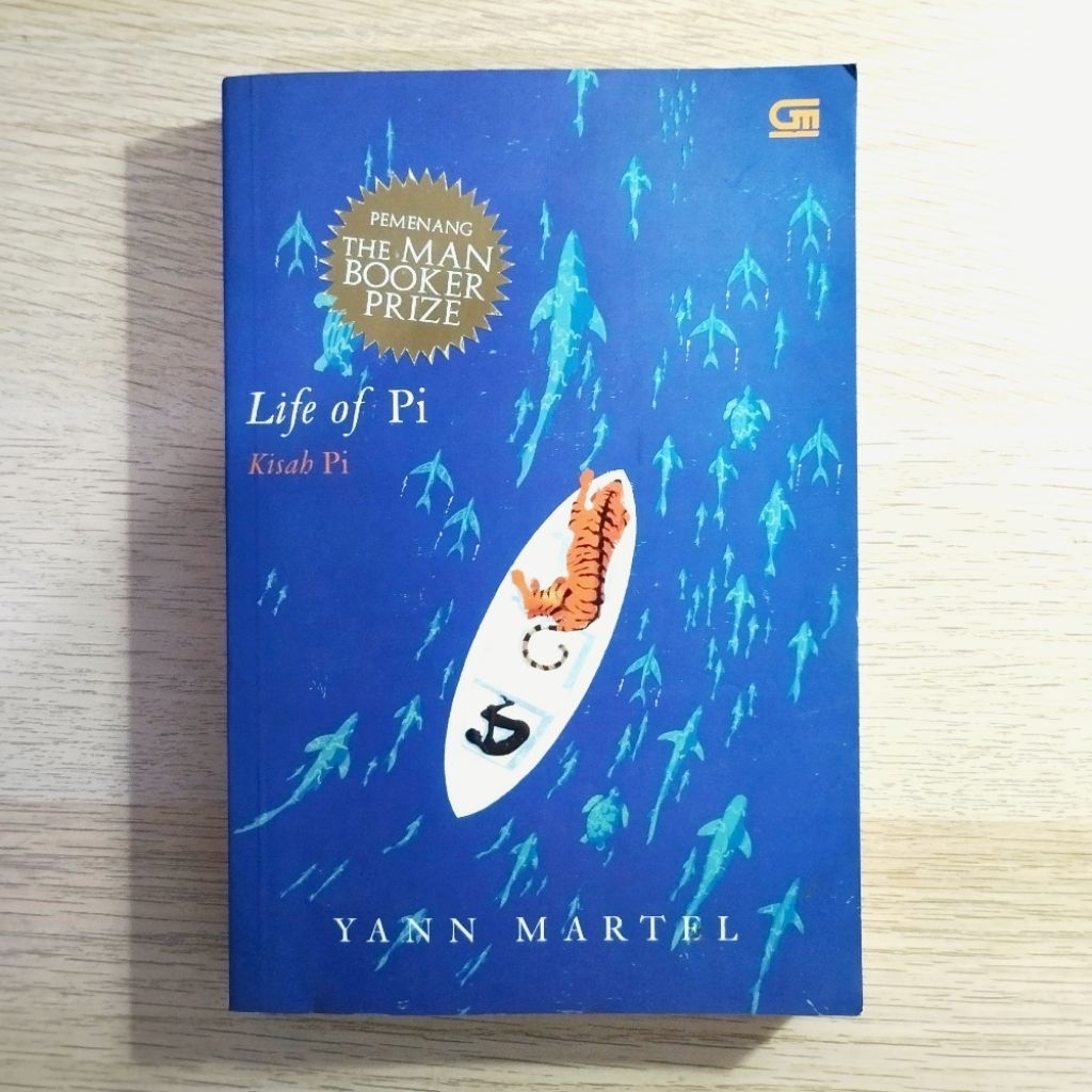 Buku Novel original - Life of Pi - Kisah Pi - bahasa indonesia