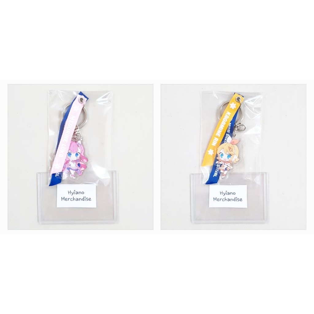 Project Sekai Vocaloid Magical Mirai 2020 Winter Festival Ribbon Chibi Acrylic Keyholder
