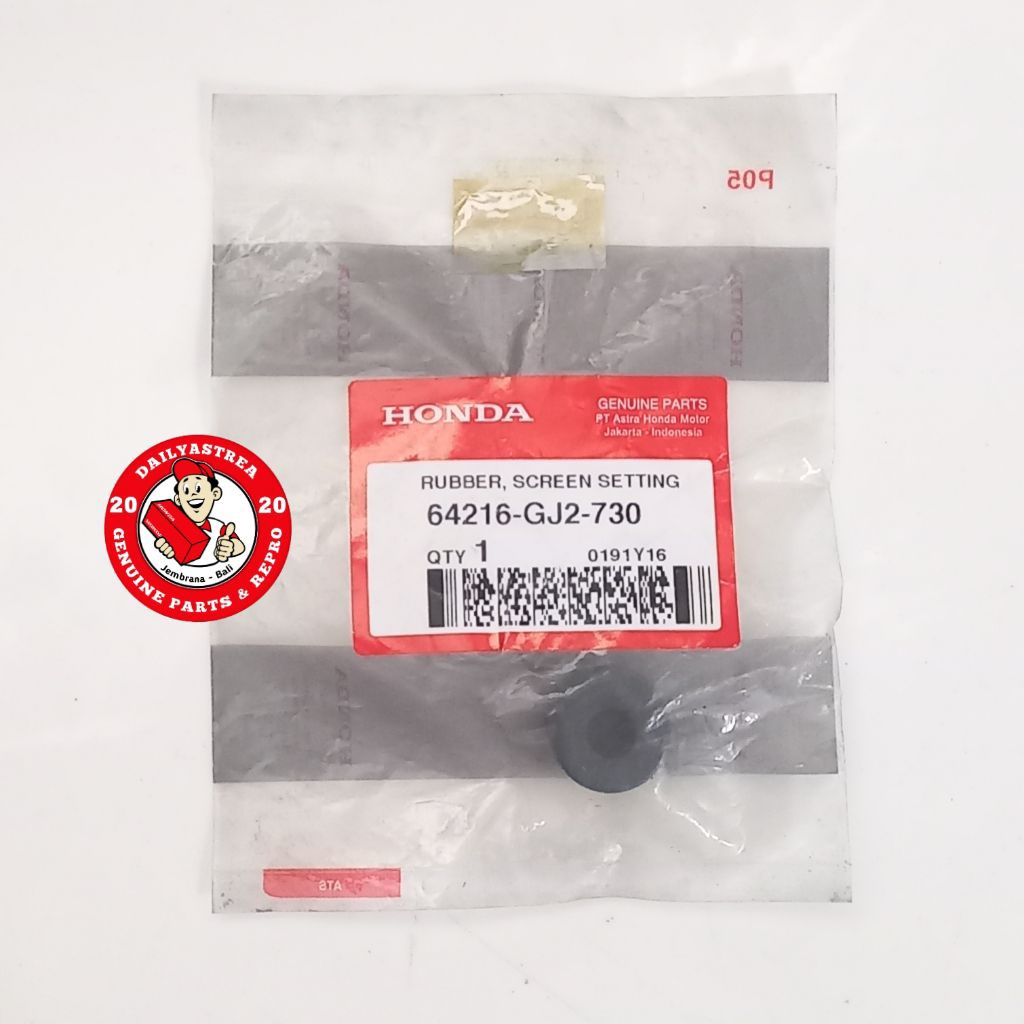 KARET RUBBER SCREEN SETTING HONDA CBR 150 R 2014 ORIGINAL AHM 64216-GJ2-730