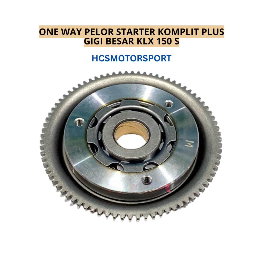ONE WAY PELOR STARTER KOMPLIT PLUS GIGI BESAR KLX 150 S