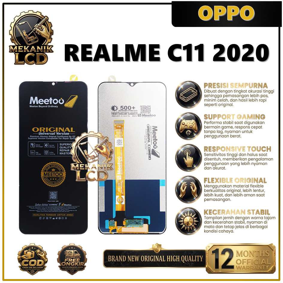 LCD TOUCHSCREEN REALME C11 2020 FULLSET 100% ORIGINAL