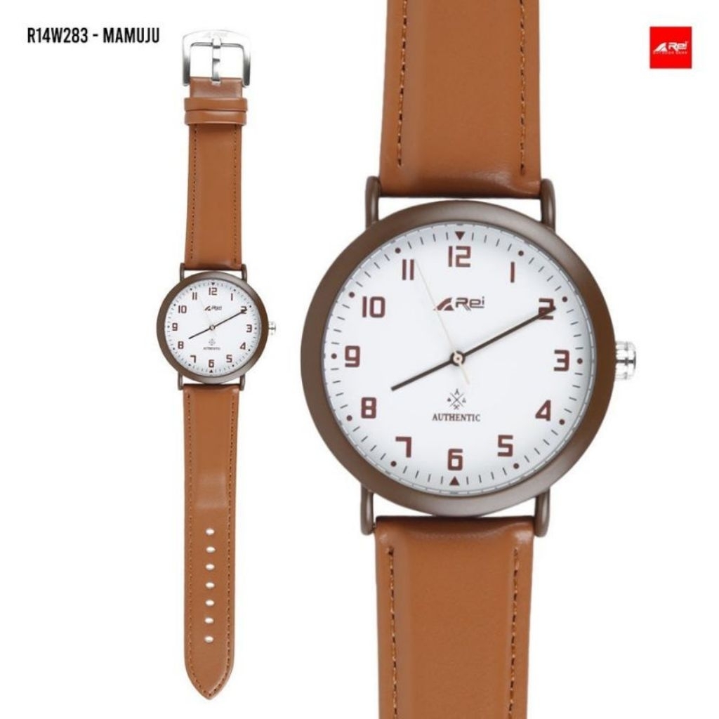 jam tangan analog rei mamuju Brown