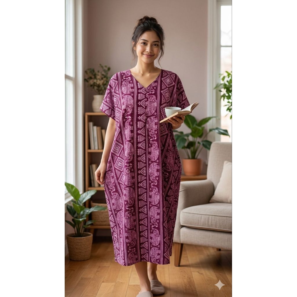 Daster Rayon Rijek motif rayon premium viscose/Daster rayon rijek printing