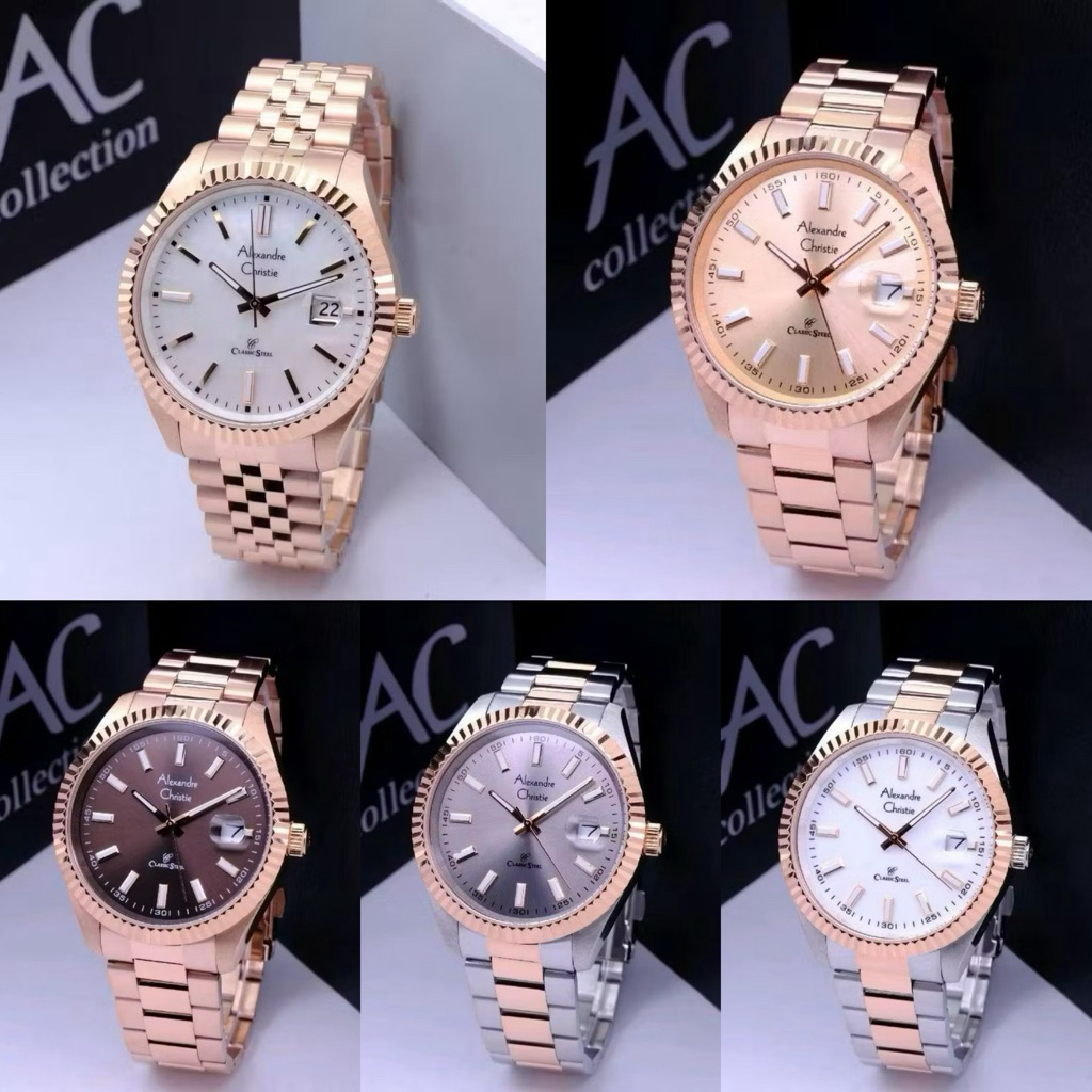 NEW | Jam Tangan Pria Alexandre Christie 5002 AC5002 / 5007 AC5007 (ORIGINAL)