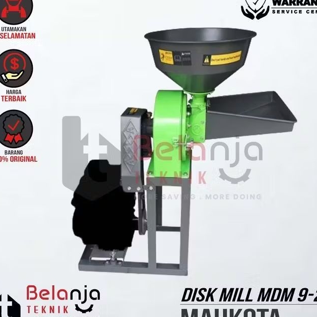 Mahkota Disk Mill MDM9-21 Mesin Giling Tepung MDM 9 - 21 Unit Only