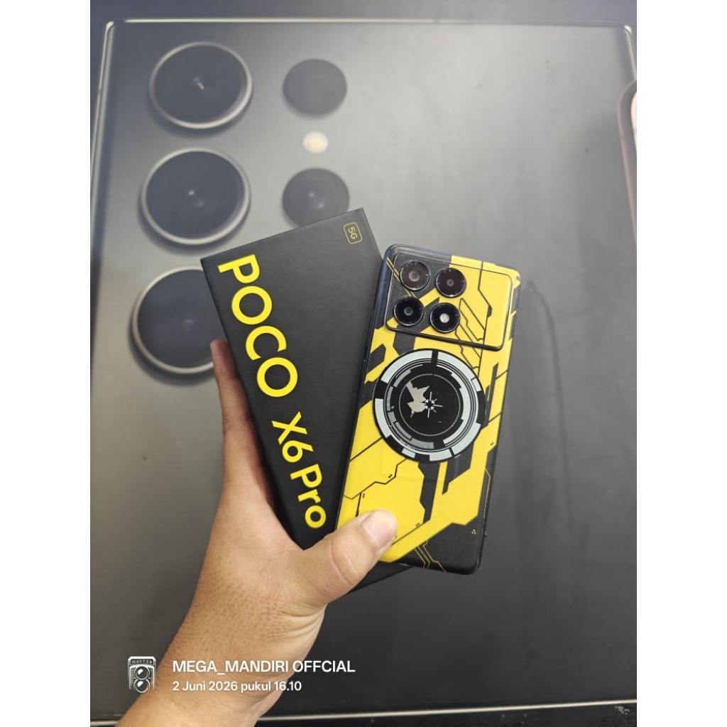 SECOND POCO X6 PRO 12-512 BLACK | DIMENSITY 8400 ULTRA (4nm) | FULLSET | RESMI 