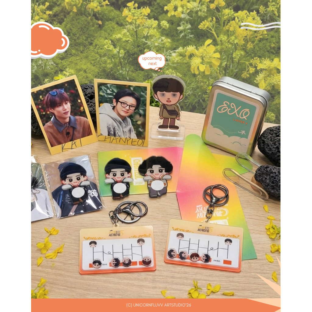 EXO Ladder Acrylic Goods Hippers phone shaker keyring