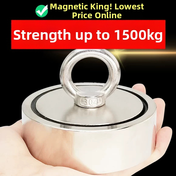 Magnet Neodymium 25-60mm Strong Neodymium Bulat Kuat Magnet Gantung 25mm 35mm 40mm 48mm 60mm 41-160K