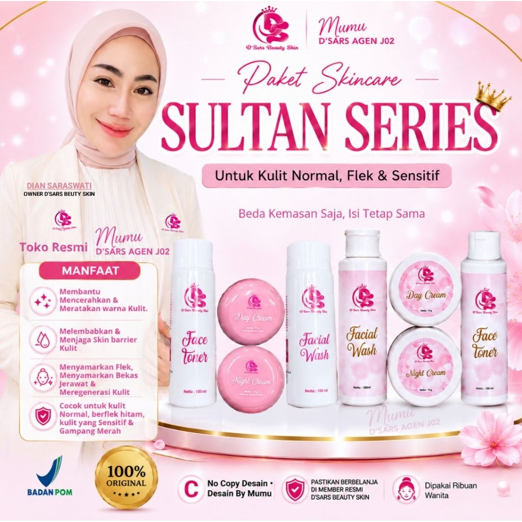 D'SARS SKINCARE SULTAN || TEAM RESMI D`SARS J02