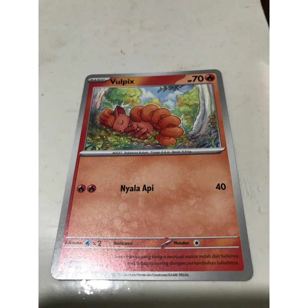 kartu pokemon vulpix