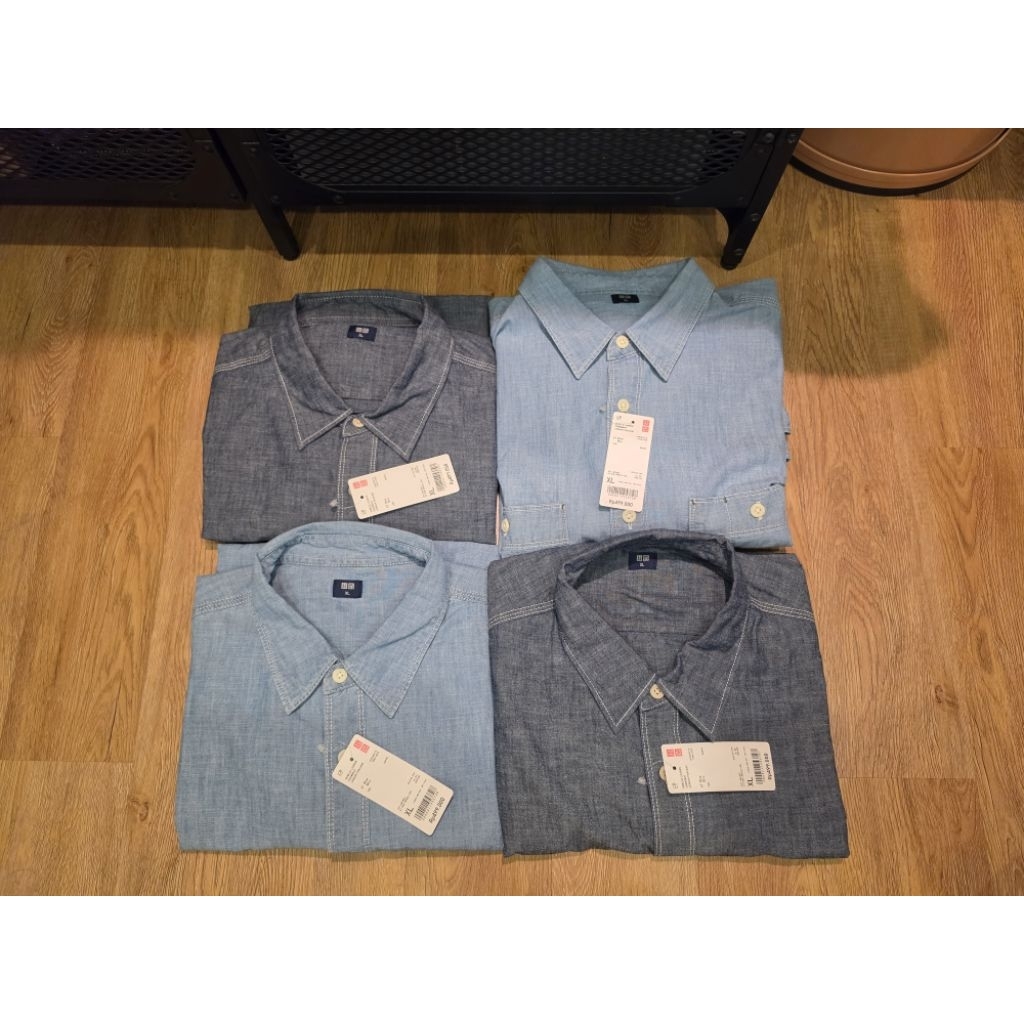 uniqlo chambray new