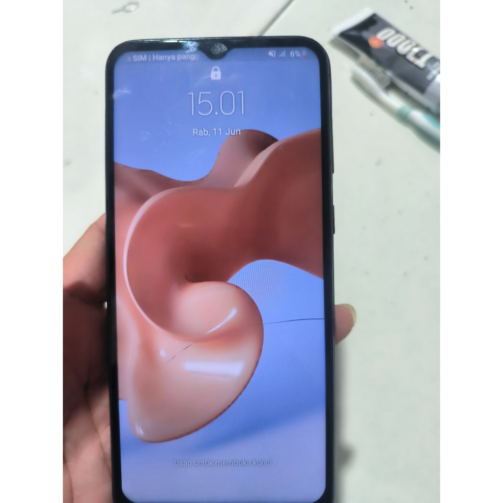 Hp bekas second Minus Samsung A03 core