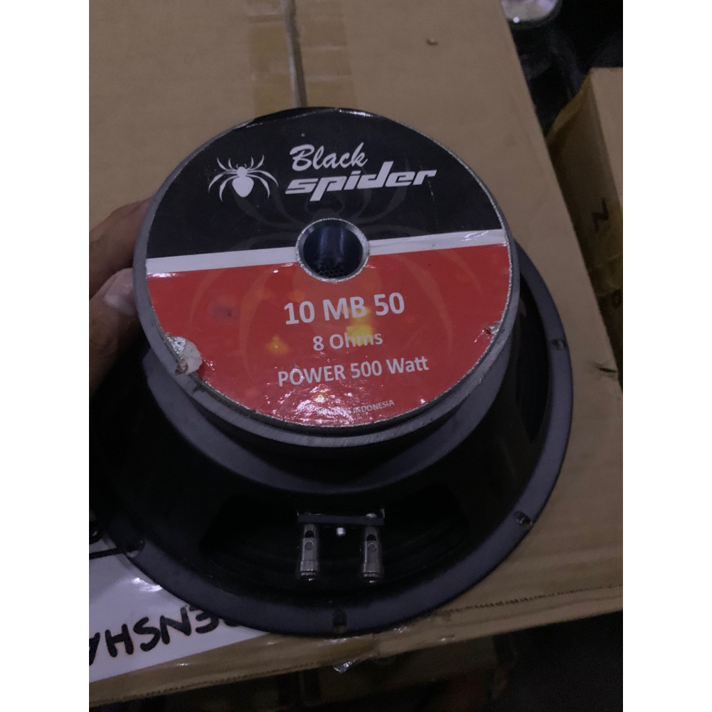 speaker black spider 10 inch