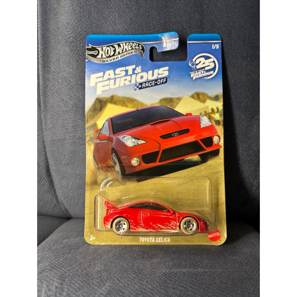 Hot wheels Fast & Furious Race off Toyota celica merah bukan suki hotwheels silver series diecast 1: