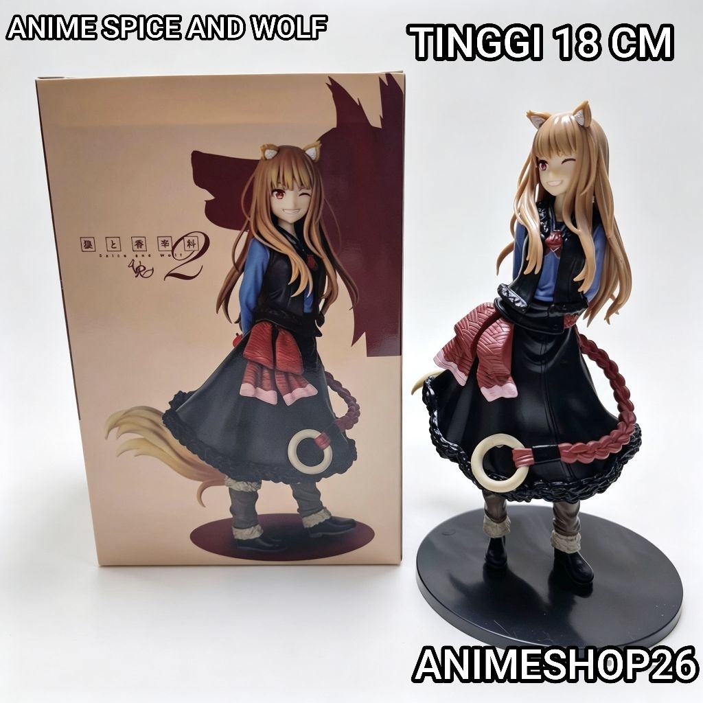 Pajangan action figure anime spice and wolf holo