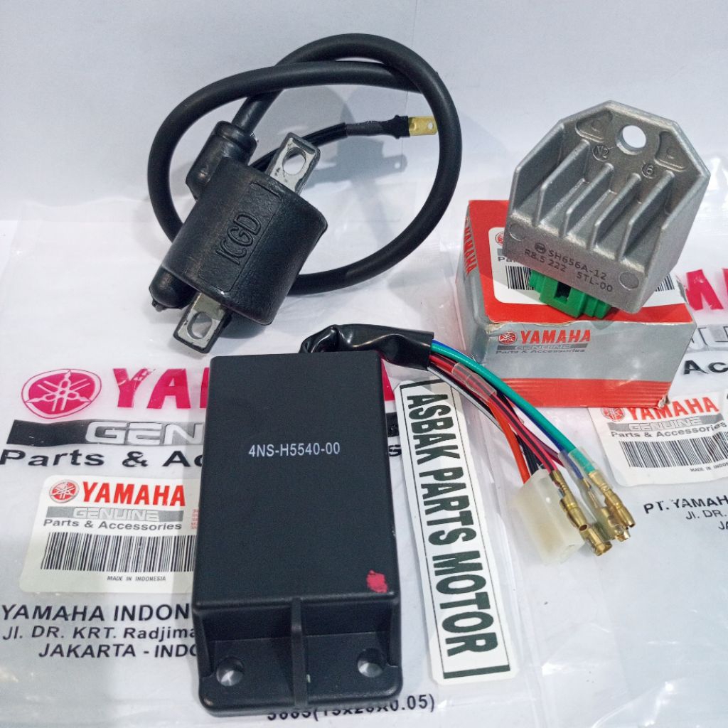 3 ITEM CDI + KOIL + KIPROK YAMAHA FIZR/F1ZR / FORCE ONE 2TAK ( PAKET 3 ITEM CDI 4NS/3XA + COIL + KIP