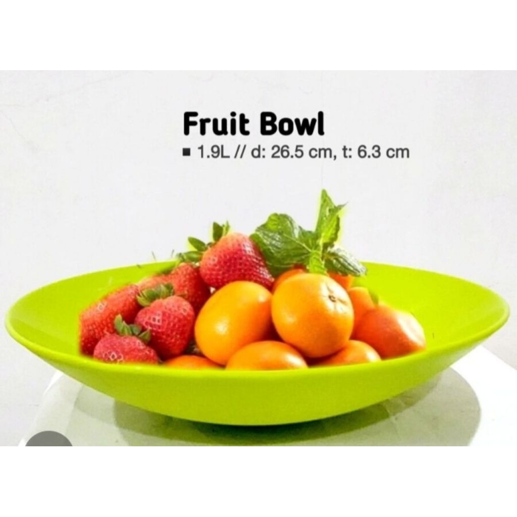 Fruit bowl Tupperware hijau