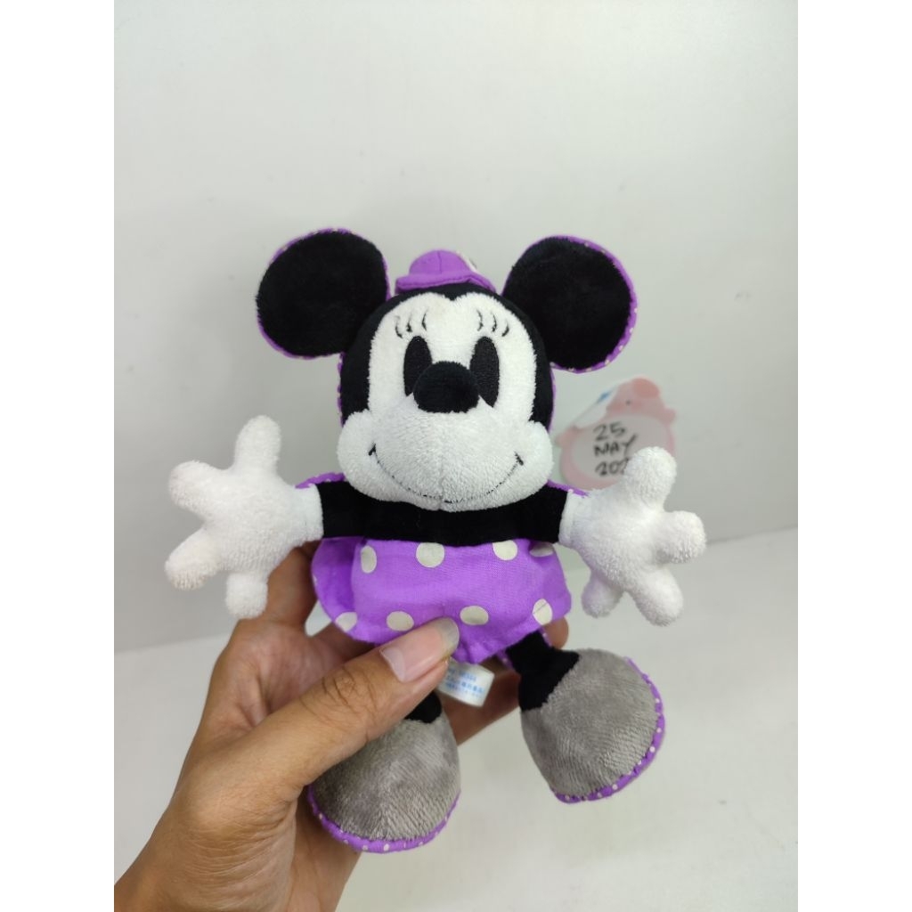 boneka minnie mouse purple original Mickey mouse