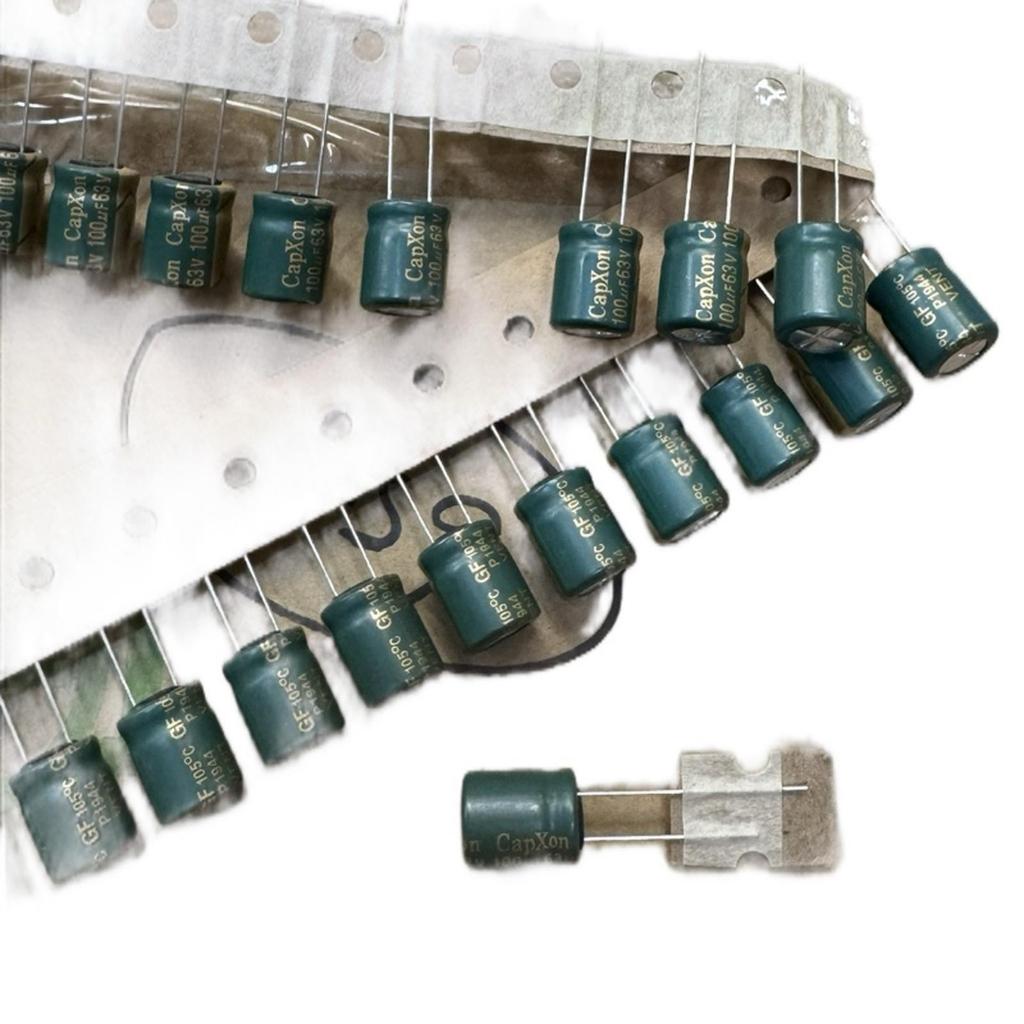 Capacitor elco 100uf 63v and elko 100uf 63volt rentet elco 100uf 63v