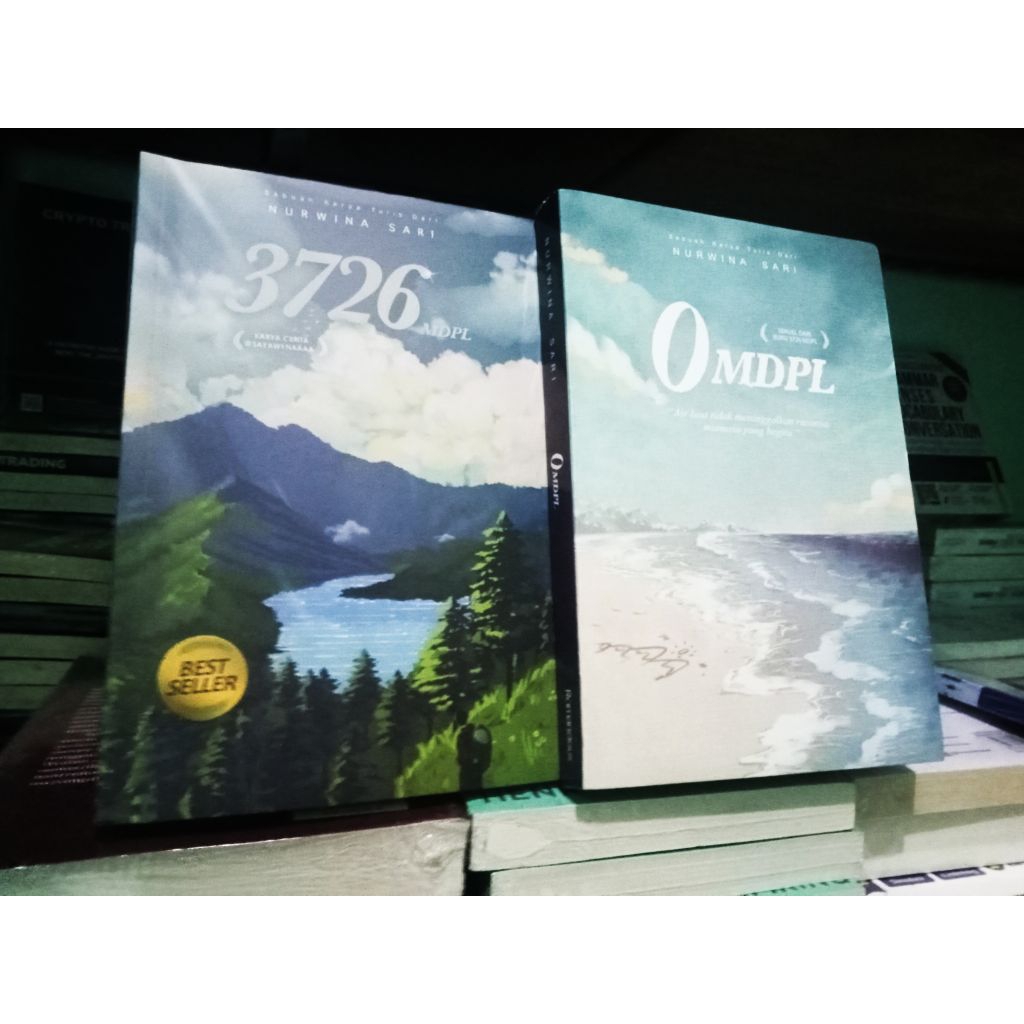 Paket 2 Buku,"3726 MDPL" + "0 MDPL" By Nurwina Sari