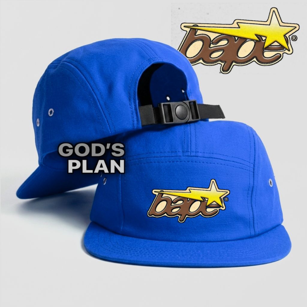 BAPE / Topi 5 Panel Casual - Five Panel Snapback Hat Caps - Topi Lima Panel A Bathing Ape