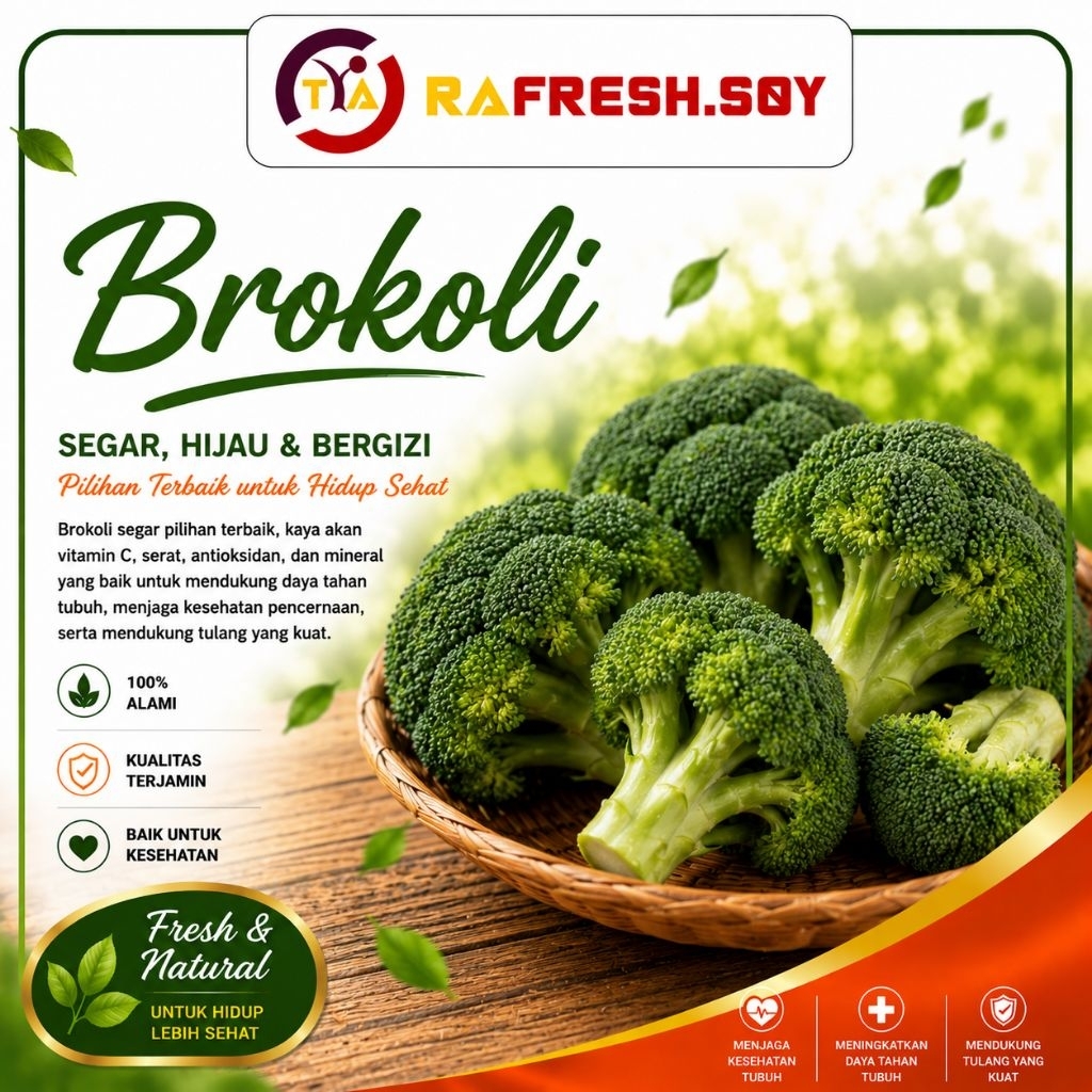 Sayur Brokoli Hijau