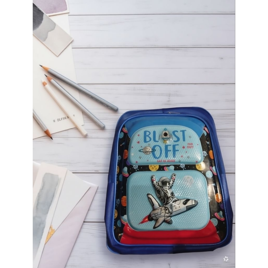 Tas Anak Ransel Perempuan SD LED/Tas Carakter Frozen/Tas carakter astronot/Tas anak laki-laki SD LED