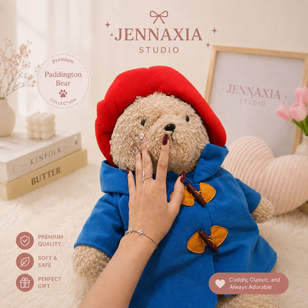 PaddingtonBearOriginalBonekaPaddingtonPremiumGiftBoxExclusiveKadoBonekaLucuKoleksiJennaxiaStudio