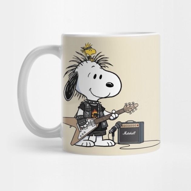 Snoopy Metal Band - Snoopy Tea Mug