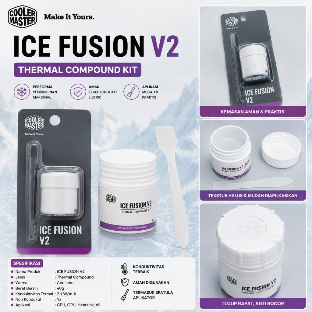 Cooler Master Ice Fusion V2 | Thermalpaste | Thermal Paste