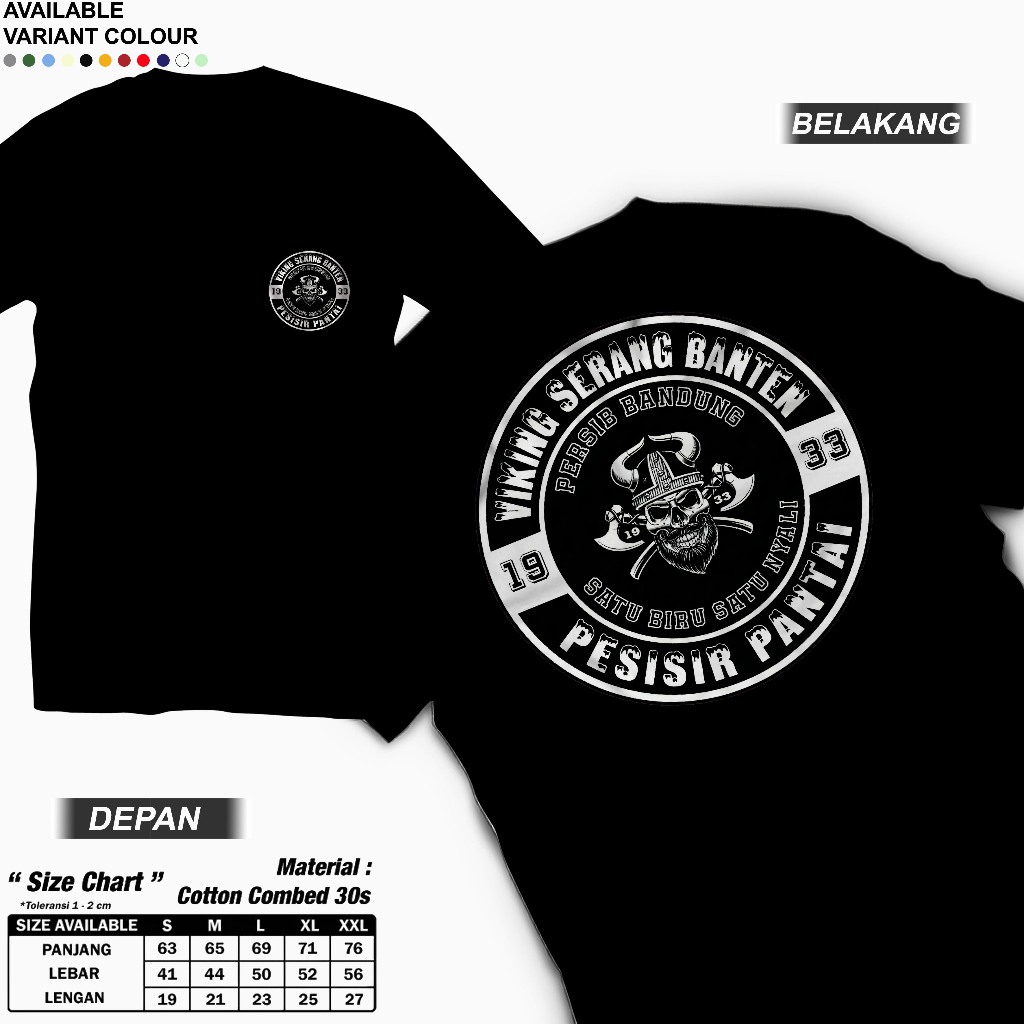 Kaos Viking Serang Banten Kaos Viking Banten 30s
