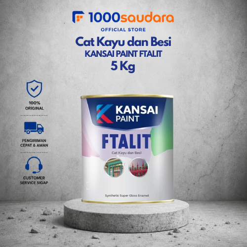 Cat Kayu dan Besi KANSAI PAINT FTALIT 5 Kg
