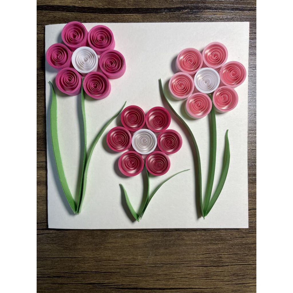 quiling paper sudah jadi ukr kertas 21x23 cm